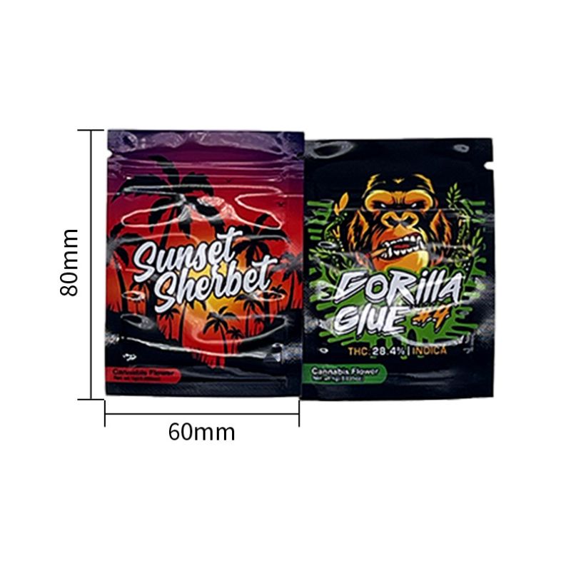 Red Lato Pop Strain Mylar Bags